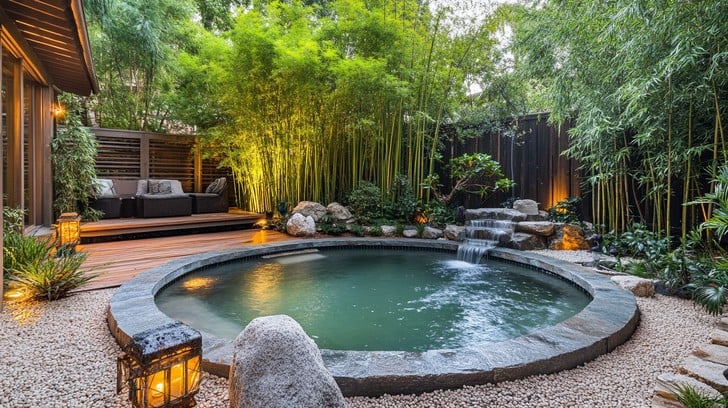 Free Serene Backyard Oasis Image - Backyard, Oasis, Pool | Download at StockCake