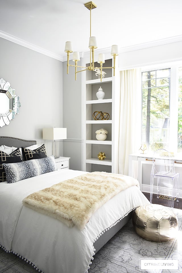 GLAM TEEN GIRL BEDROOM MAKEOVER REVEAL - CITRINELIVING
