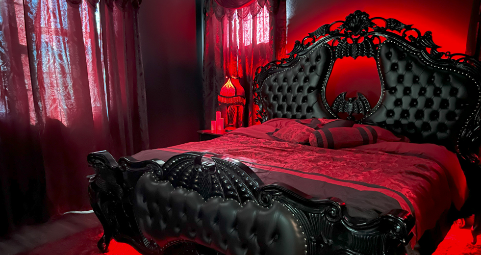 Goth Vampire Bedroom - The Johnson Lair