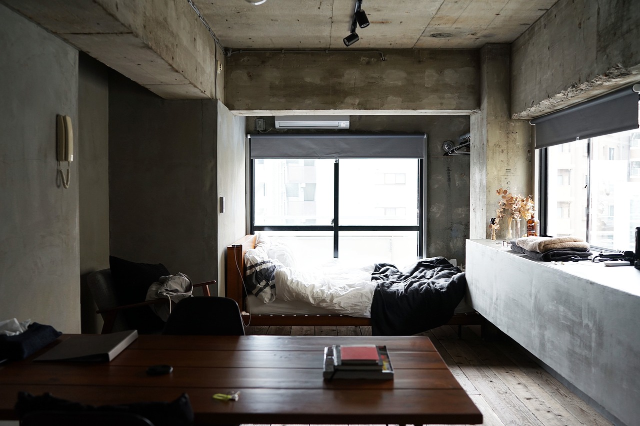 house, home, residence, interior, bedroom, bed, work, desk, bay, window, ceiling, phone, bedroom, bedroom, bedroom, bedroom, bedroom, ceiling, ceiling