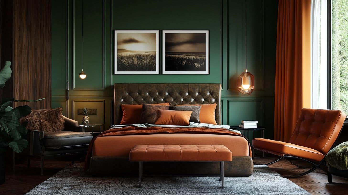 How to Create a Moody Green Bedroom Aesthetic - A House in the Hills