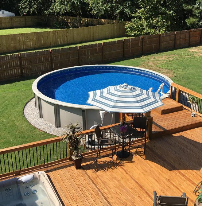 How to Design an Above-Ground Pool With Great Visual Appeal - Rising Sun Pools & Spas - Raleigh, NC
