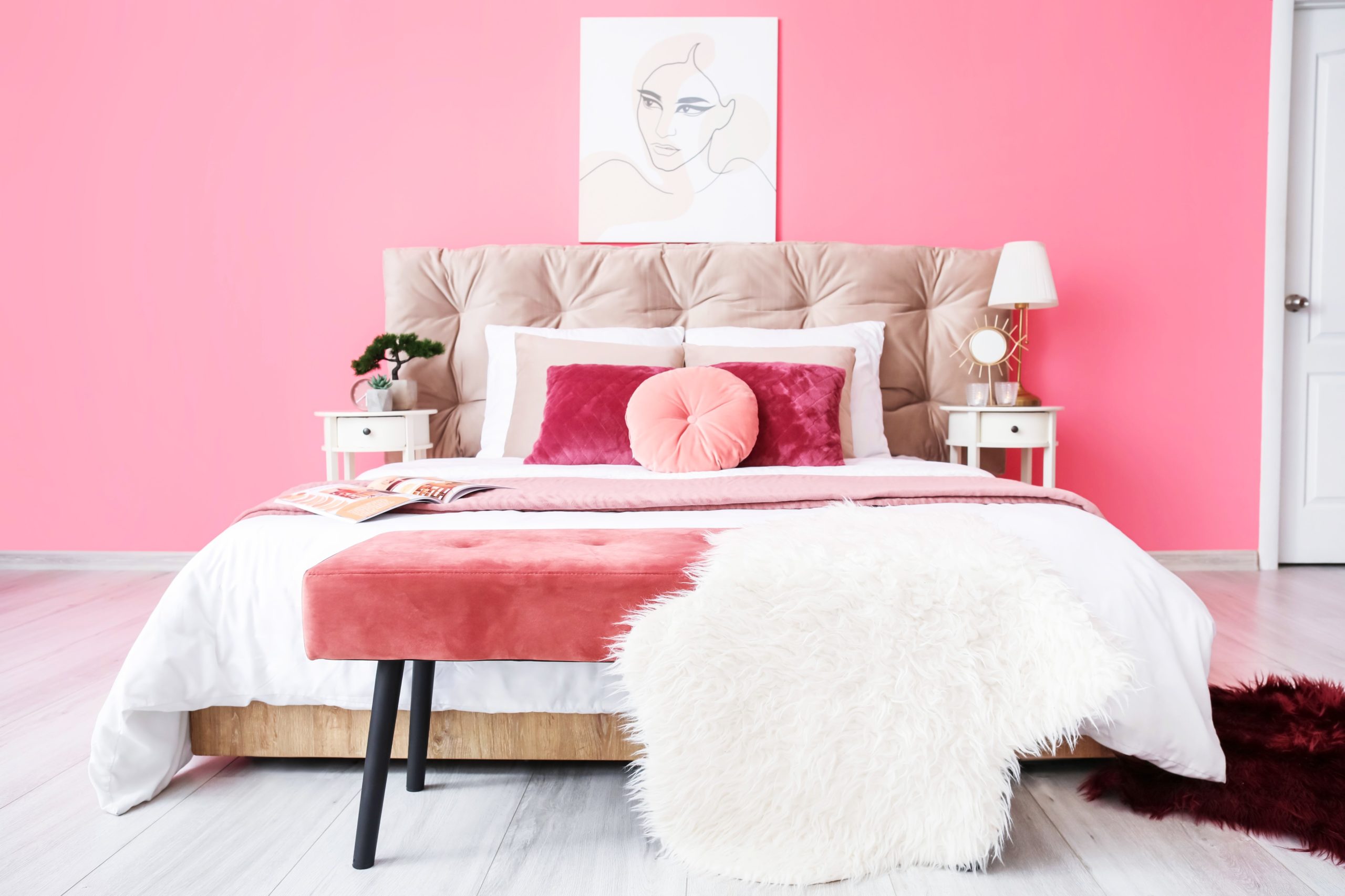 How To Style A Beautiful Pink Bedroom - Faded Spring