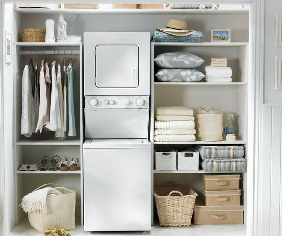 Ingenious storage ideas for tiny laundry rooms