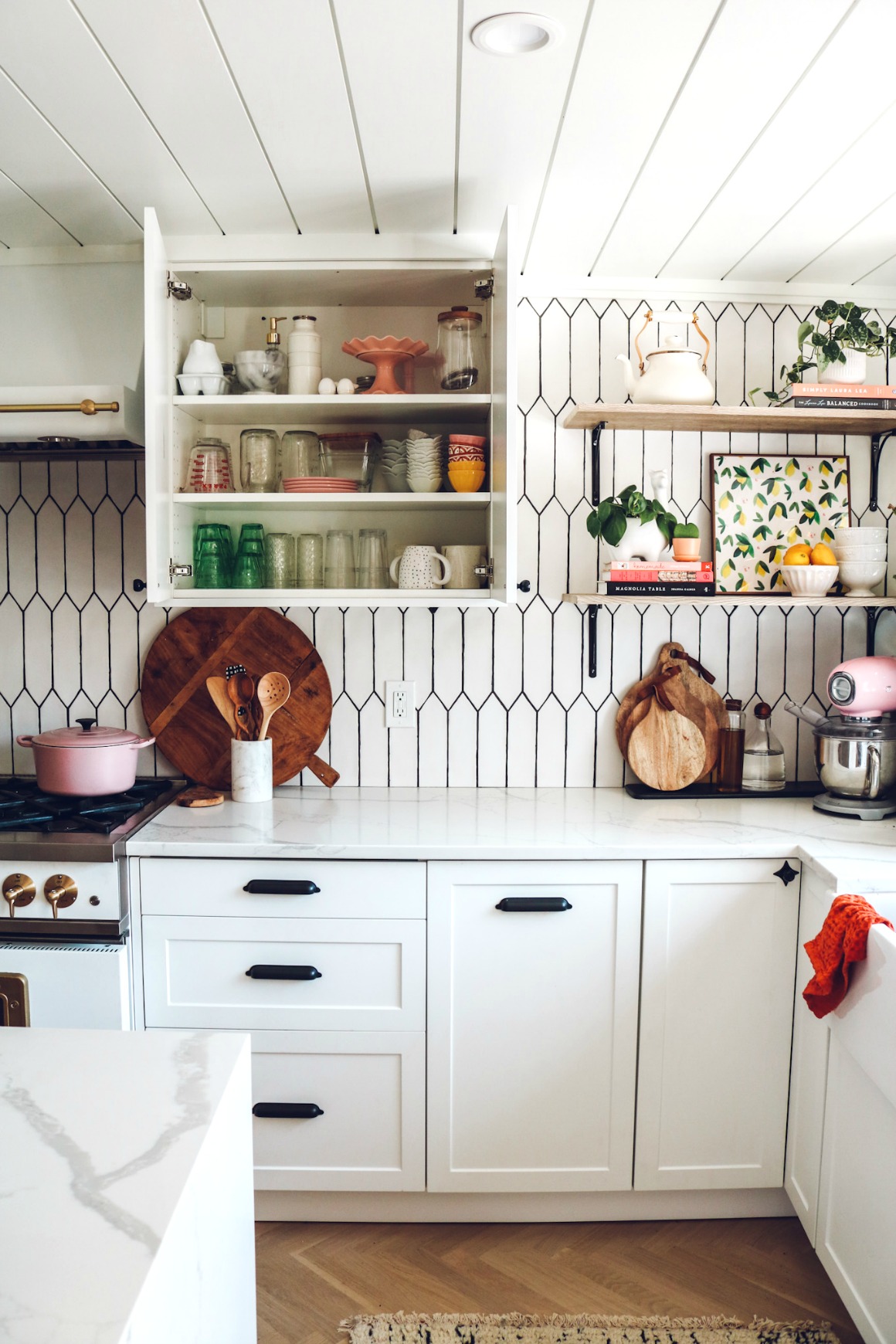 Inside our Kitchen Cabinets- Organizing Ideas - Nesting With Grace