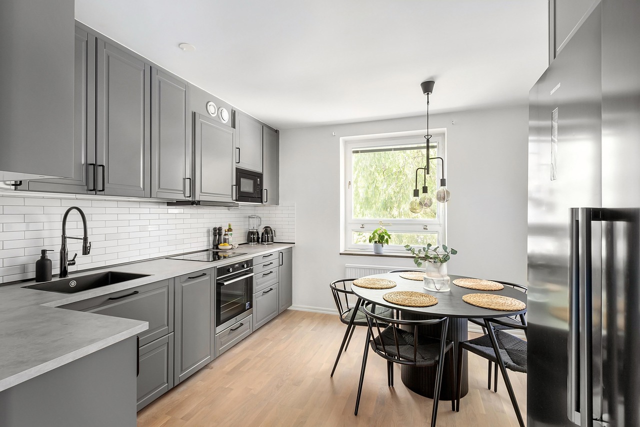 kitchen, dining room, apartment, interior design, modern, luxury, decor, art, design, real estate