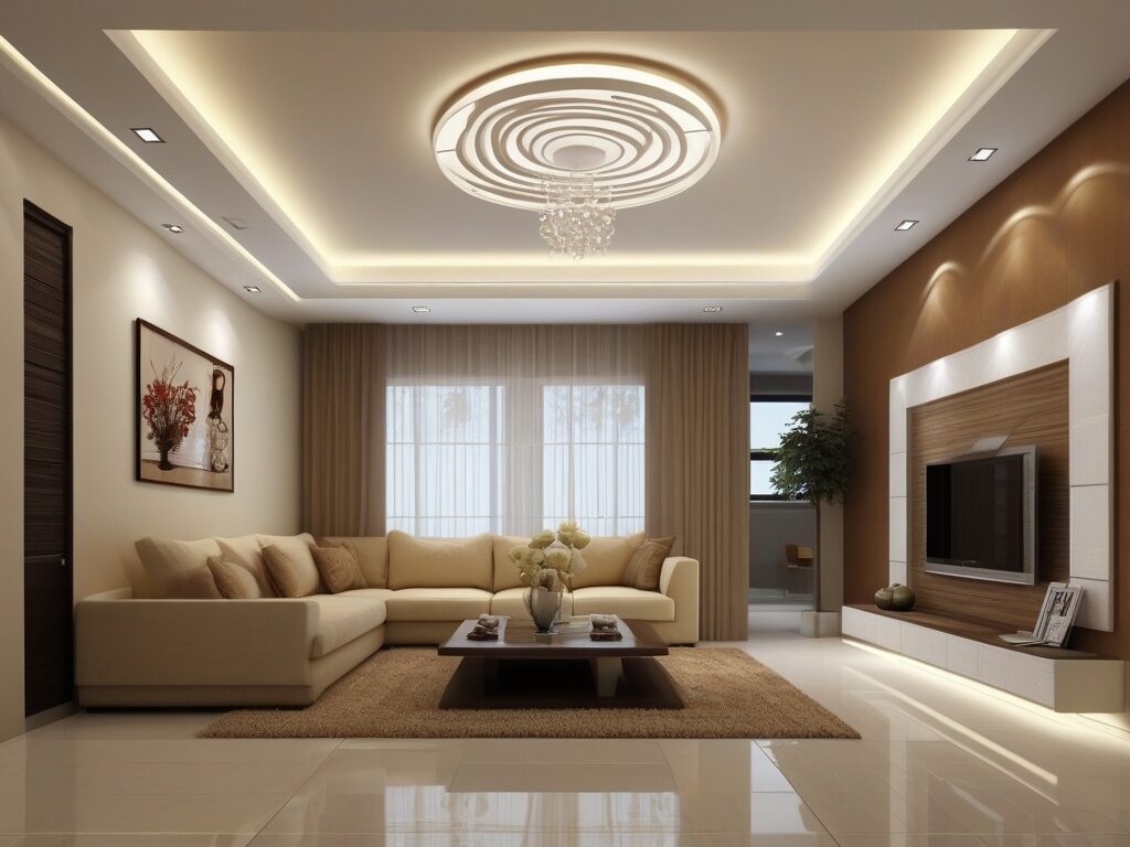Living Room Modern Fall Ceiling Design ideas for Main Hall - ShopinRoom
