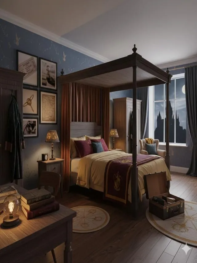 Magical Harry Potter Bedroom Ideas that Feel Straight Out of Hogwarts