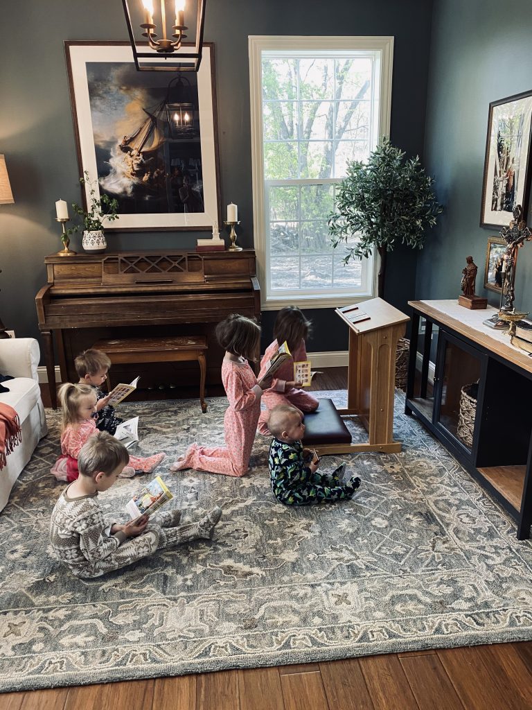 Making space for prayer: how one mom of 6 designed a home oratory – Aberle Design Co.