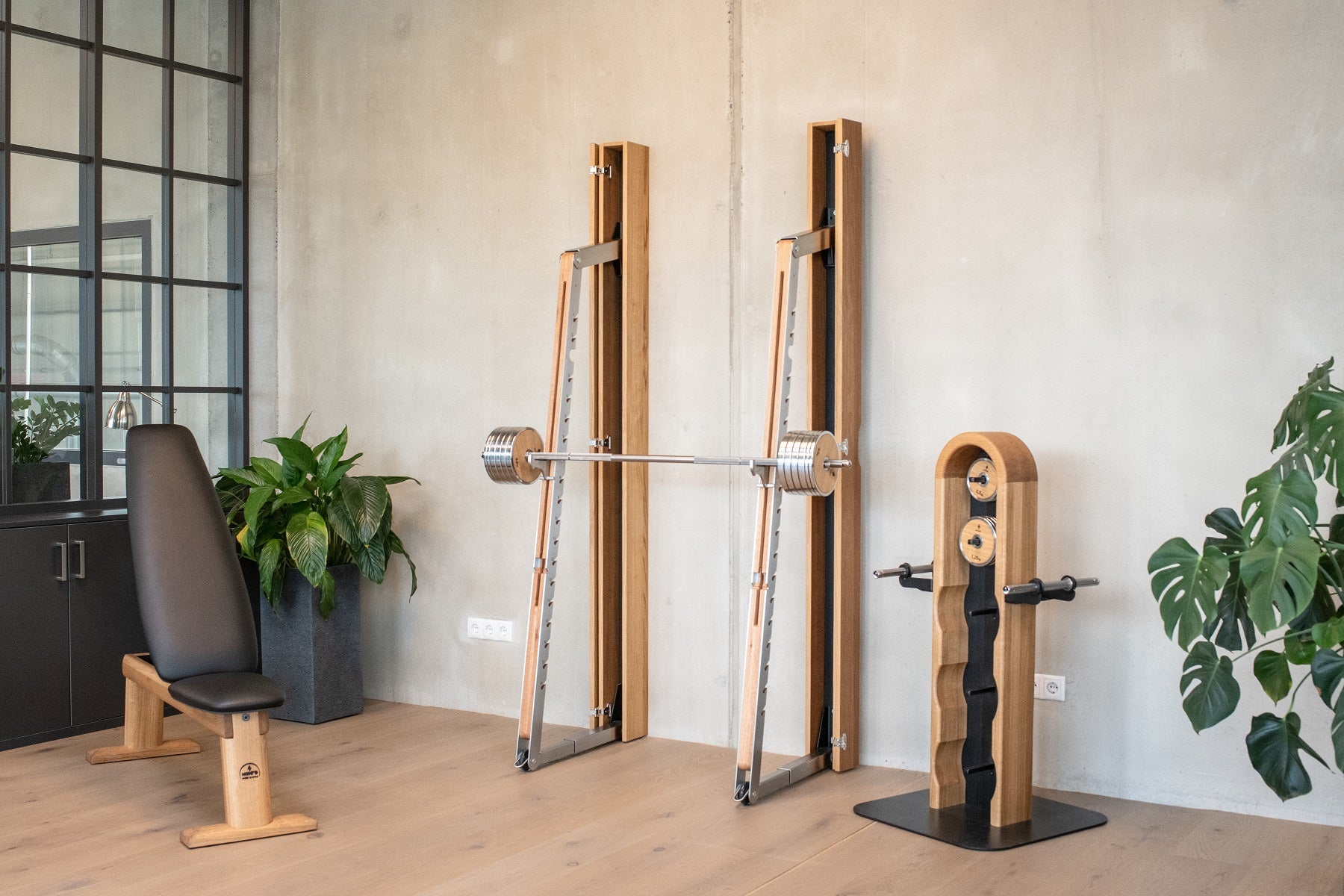 Maximising space for a small home gym design - Training Station