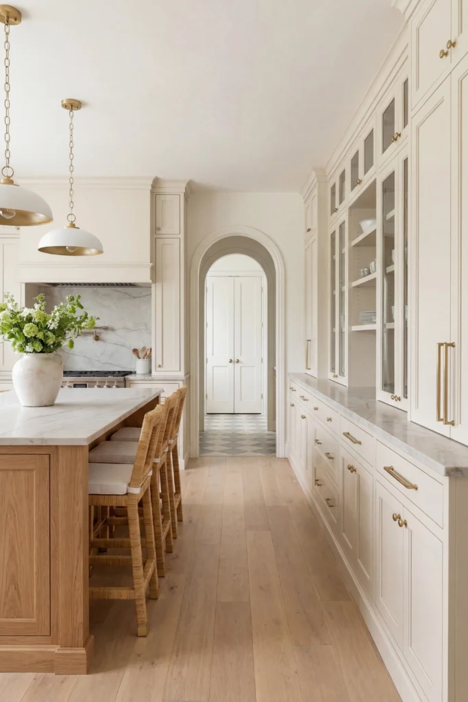 Modern European Farmhouse Kitchen: Cozy Meets Luxury