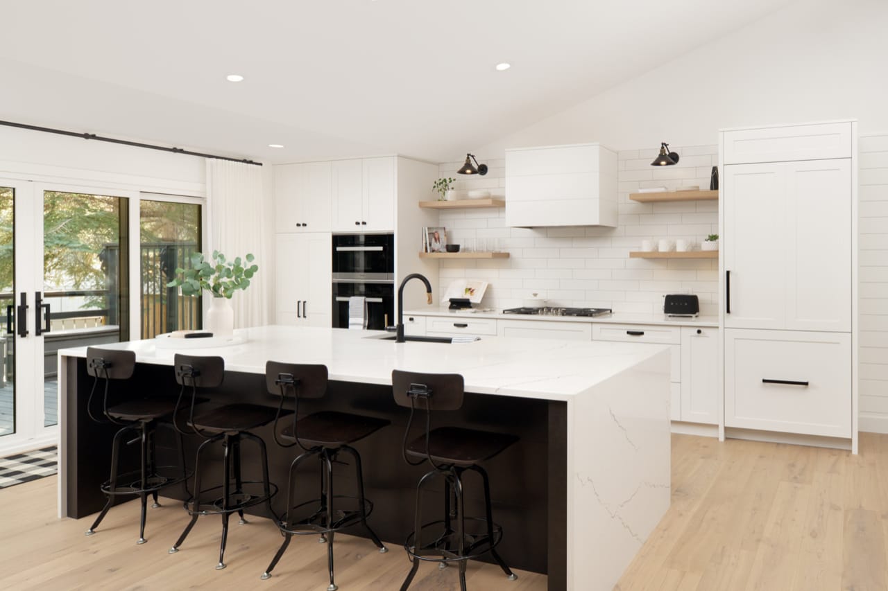 Modern European Farmhouse Kitchen Design and Renovation