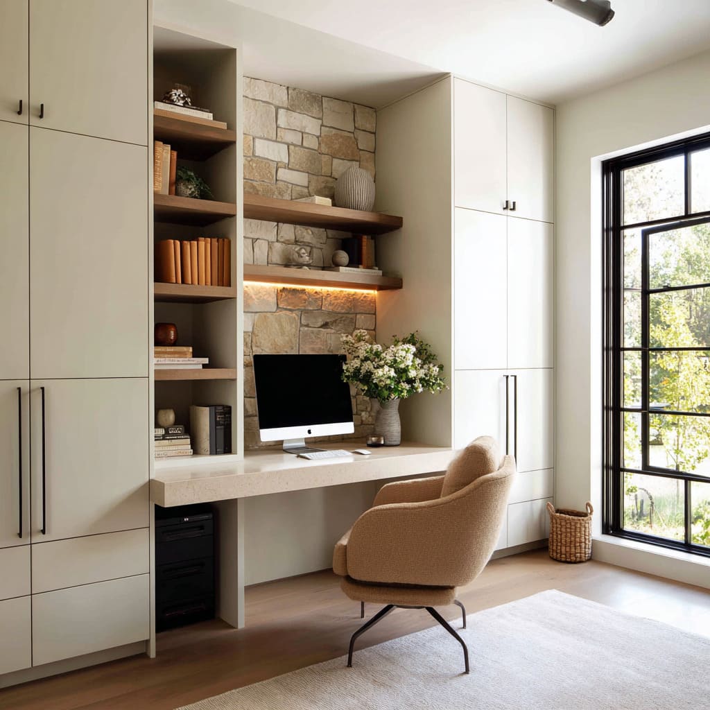 Modern Farmhouse Home Office Ideas Without Rustic Clichés