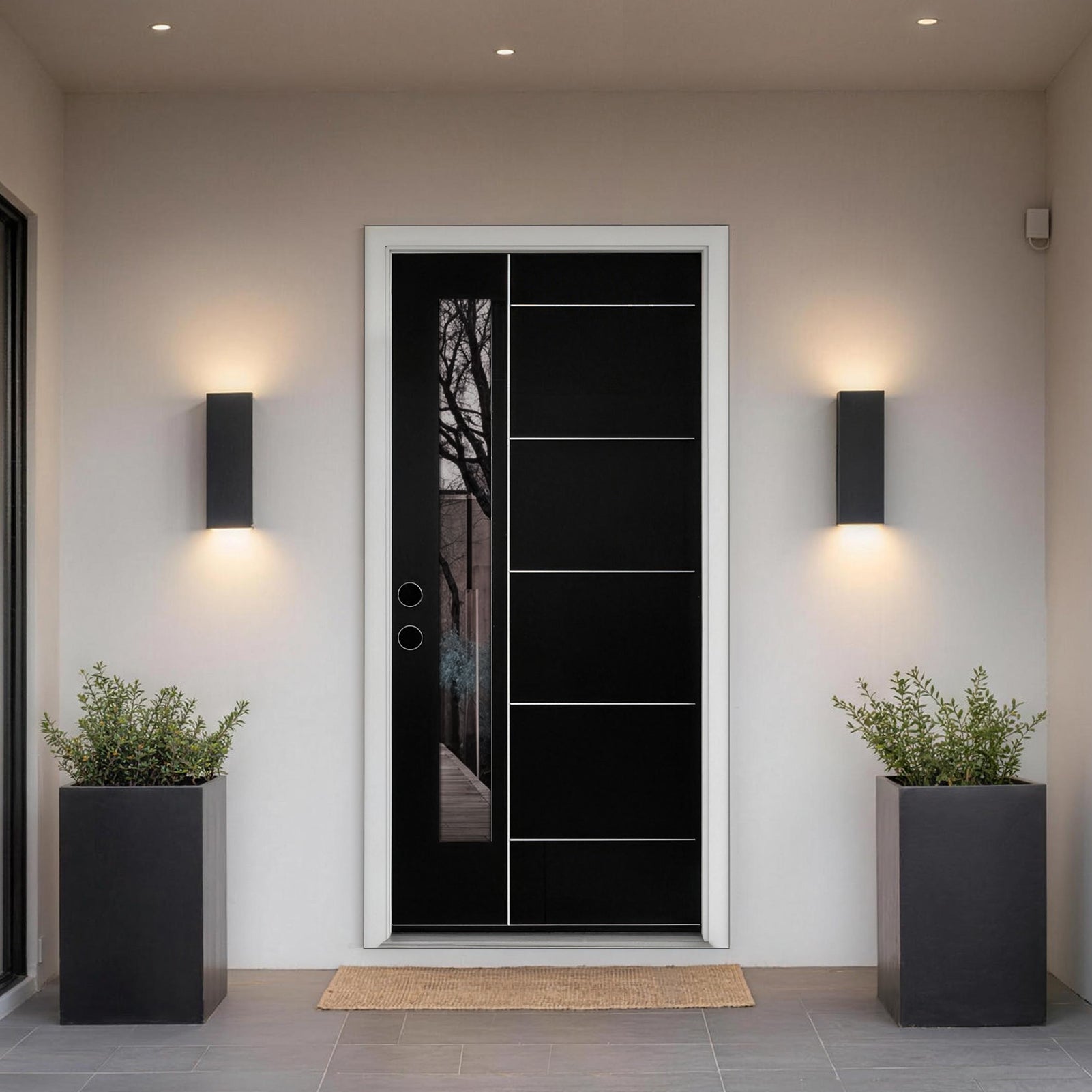 Modern Fiberglass Entry Door | 36x80 Modern Front Door – Framewell