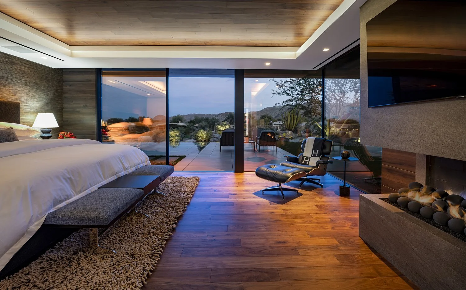modern master suites and baths at our luxury resort style custom homes | whipple russell architects