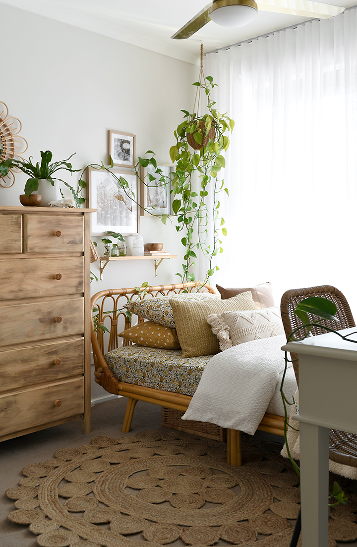 Neutral Boho Tween Bedroom Makeover | The Painted Hive