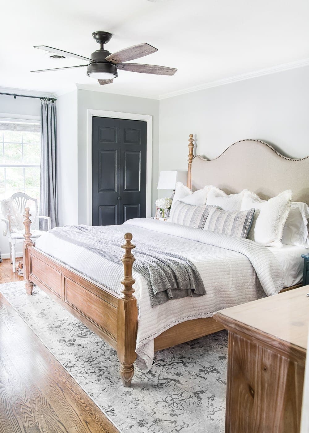 Our Moody Modern Vintage Master Bedroom Reveal! - Bless'er House