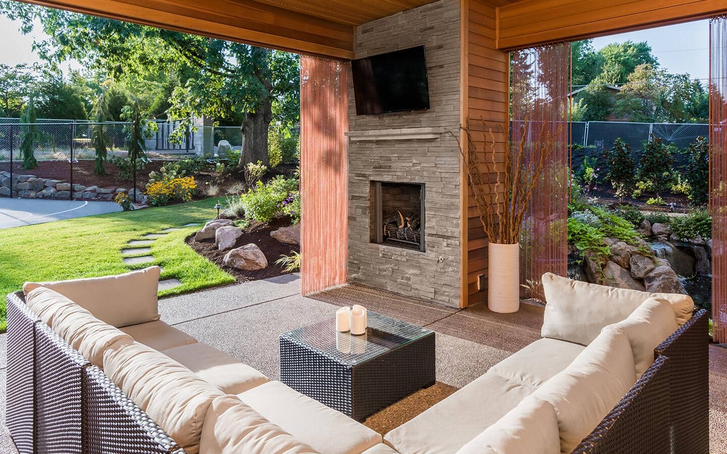 Outdoor Fireplace Ideas - The Home Depot