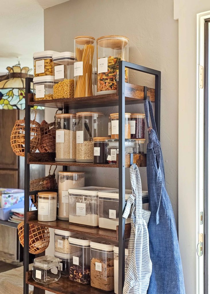 Pantry Open Shelves For The Kitchen - Making Manzanita