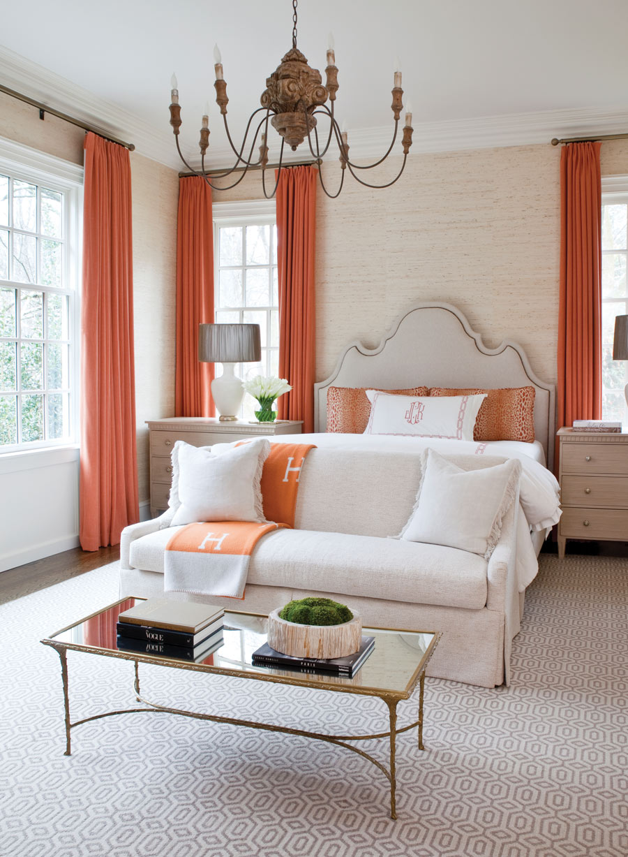 Room Envy: This burnt orange bedroom stands out - Atlanta Magazine