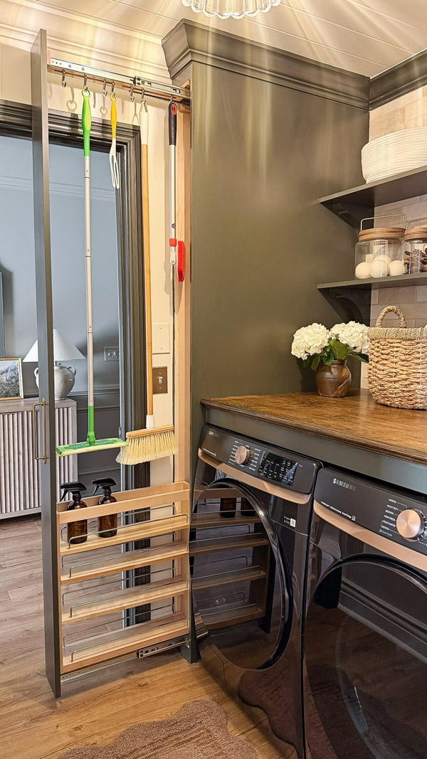 Small Laundry Room Makeover Before and After - Angela Marie Made