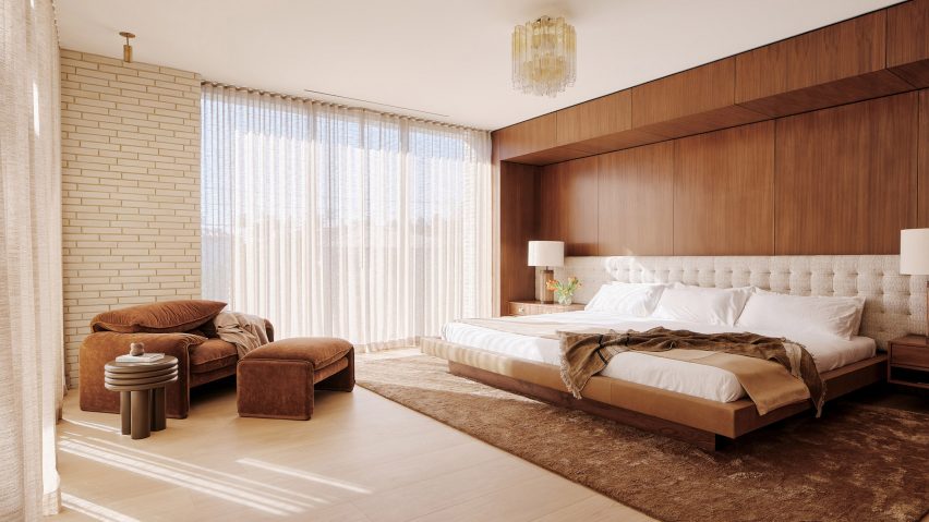 Ten earthy bedrooms that use natural colours and textures