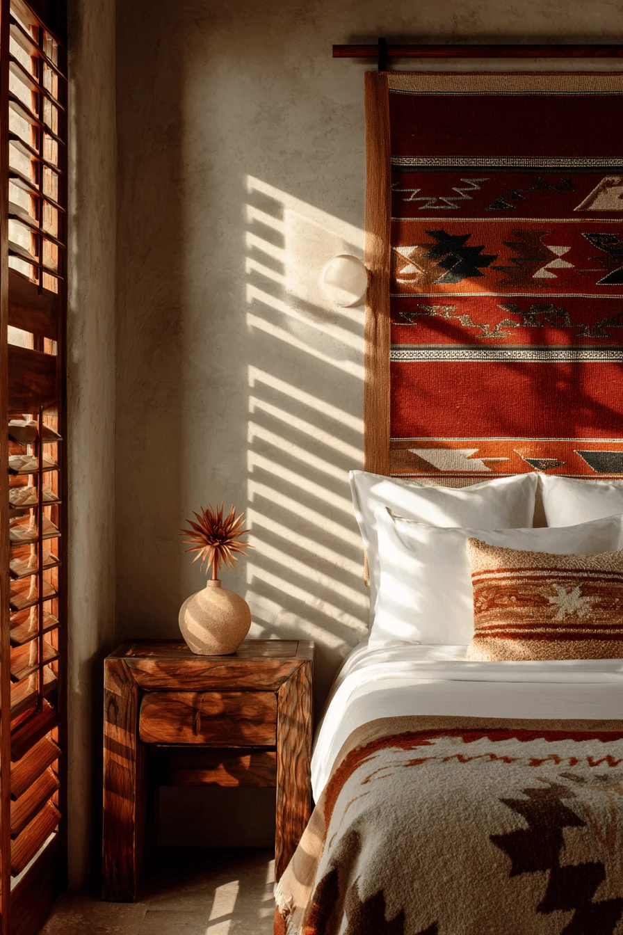 The Easiest Way To Give Your Bedroom A Mexican Inspired Feel Instantly - Edward George