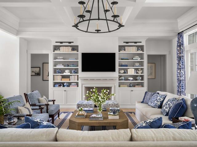 This Florida Beach Cottage Couples Traditional Southern Style With a Soothing Blue and White Palette - AOL