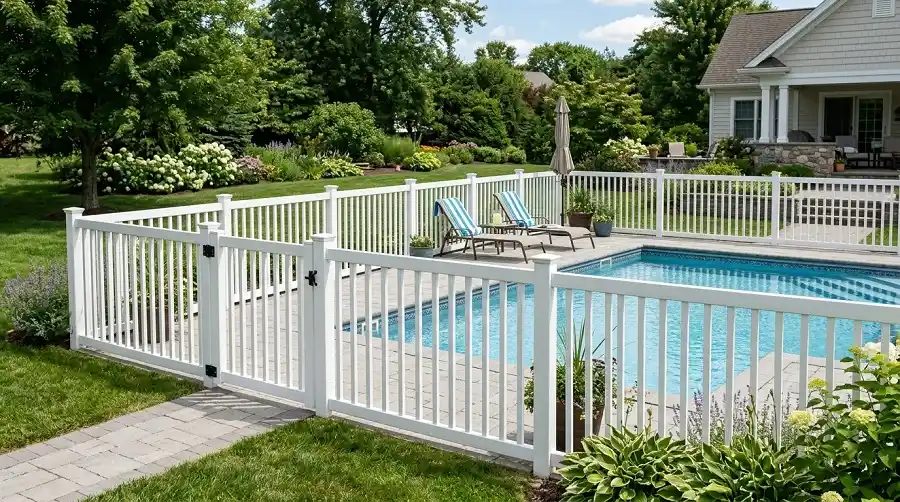 Top Pool Fence Styles for IL Homes | Cedar Rustic Fence Co.