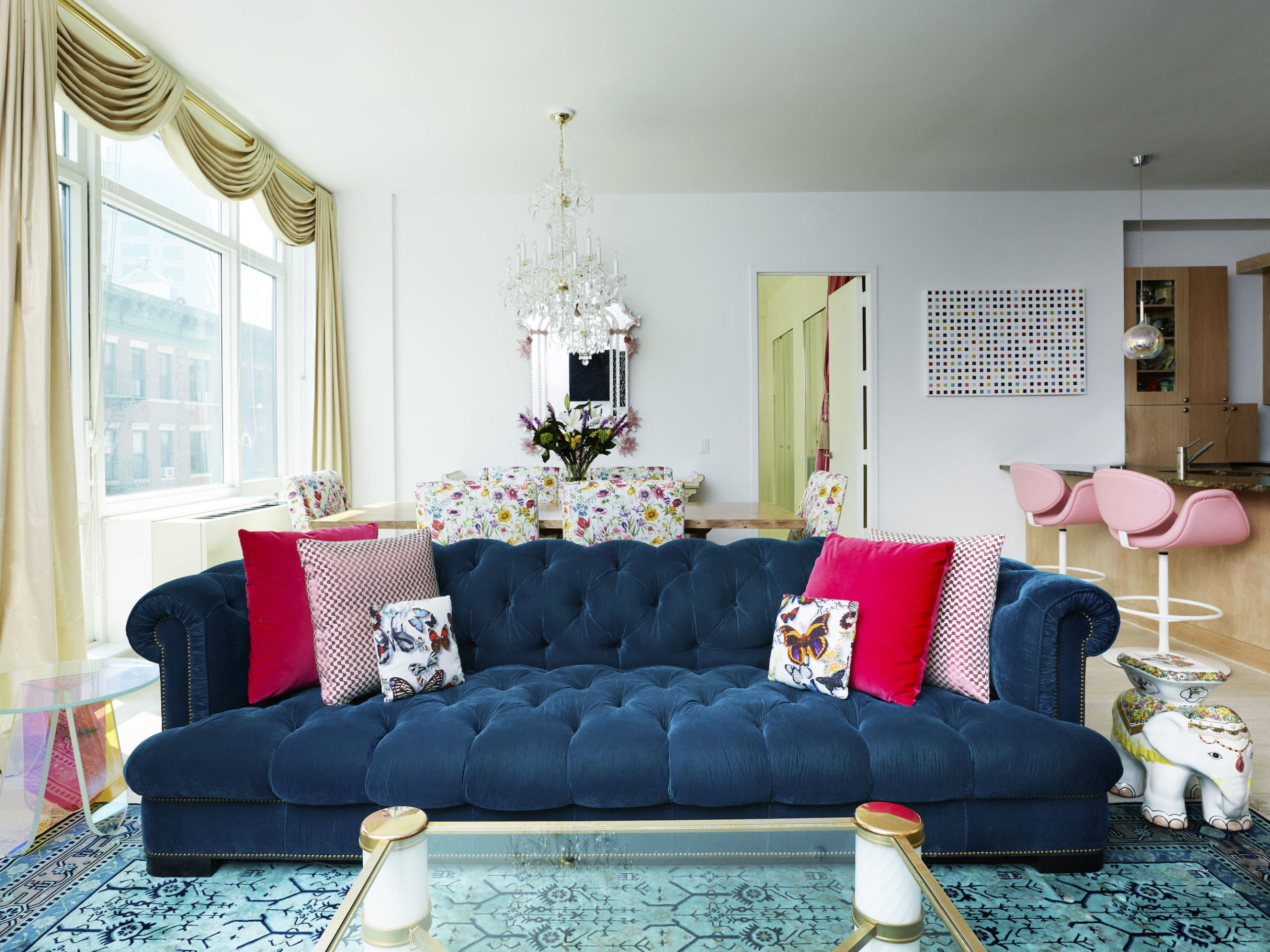 Tour A Soho Apartment Filled With French Style - A Home That Blends Modern Design With Antiques