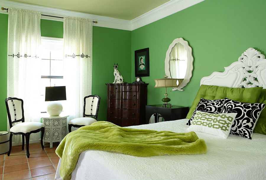 10 Beautiful Master Bedrooms with Green Walls
