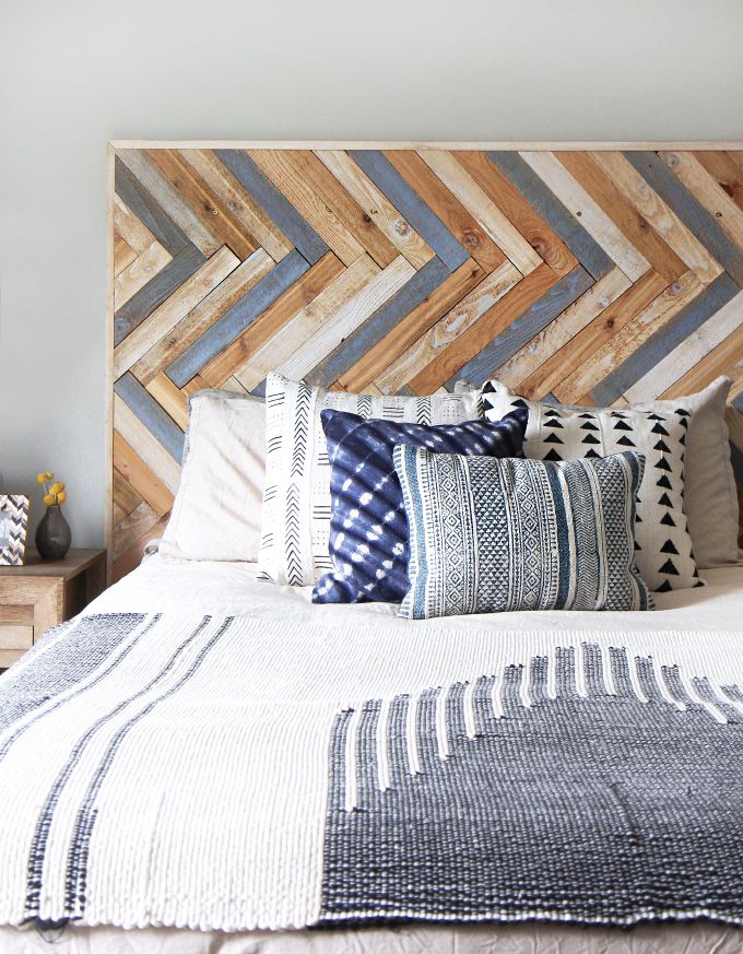 14 DIY Wood Headboards