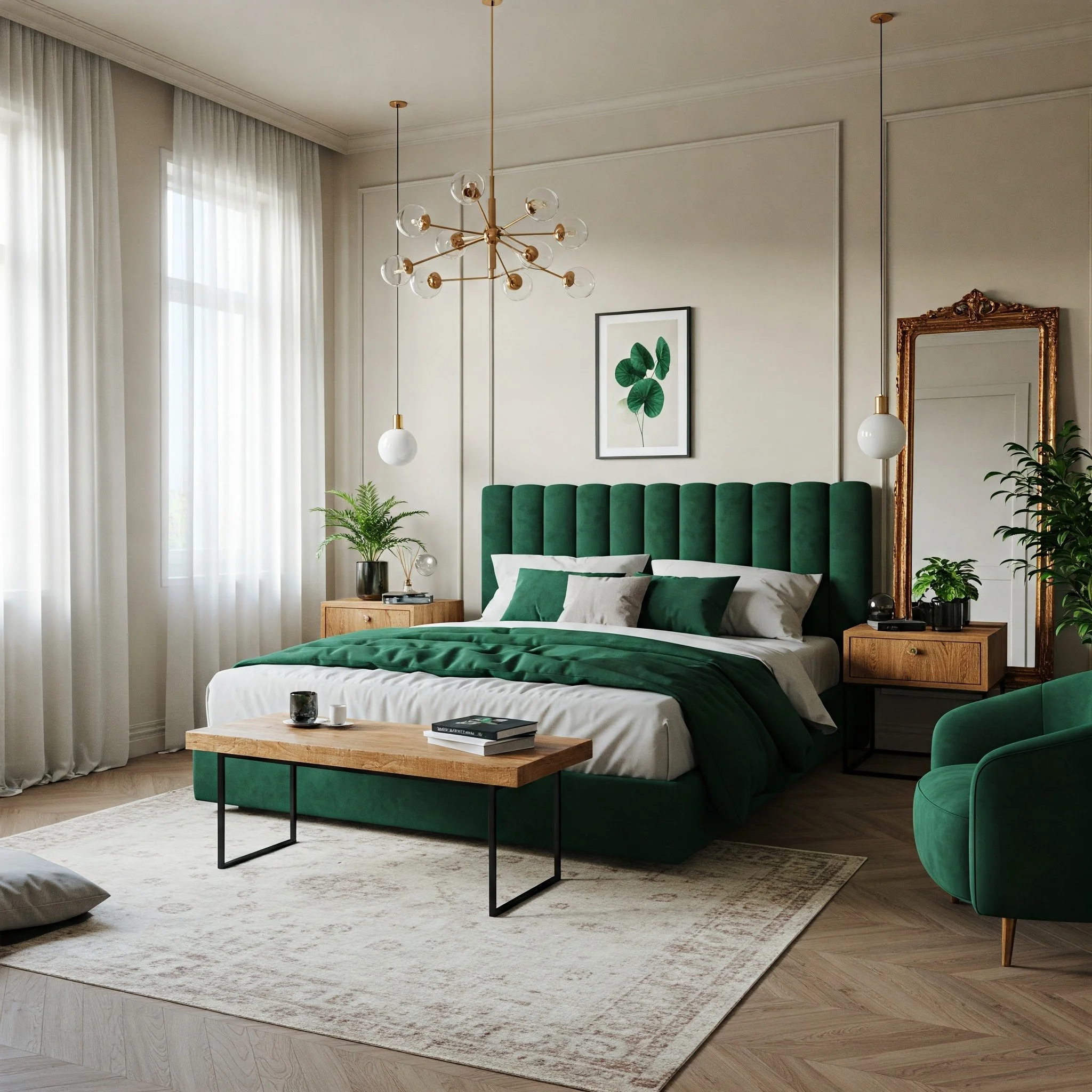 15 Emerald Green Dark Green Bedroom Ideas for Style