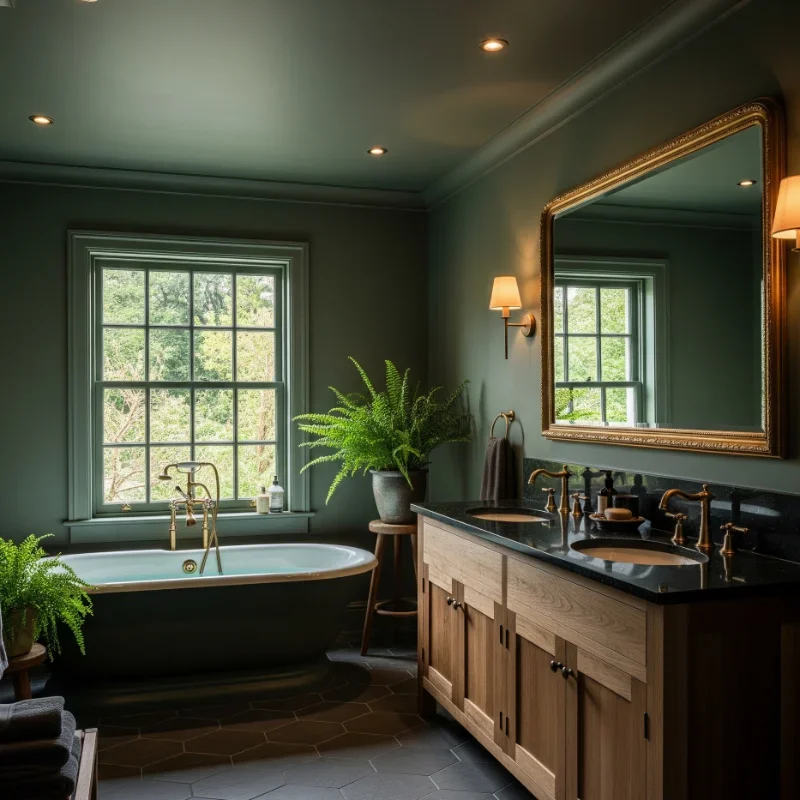 15 Moody Bathroom Ideas to Embrace the Dark Side
