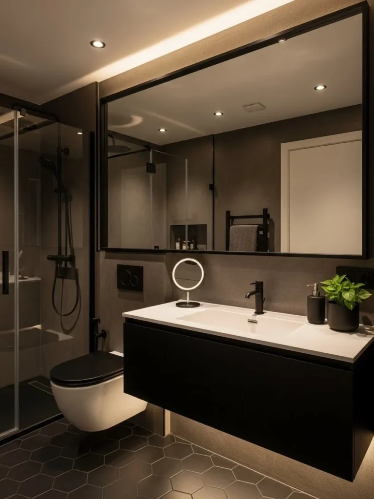 19 Dark Bathroom Ideas That Are Bold, Dramatic, and Timeless