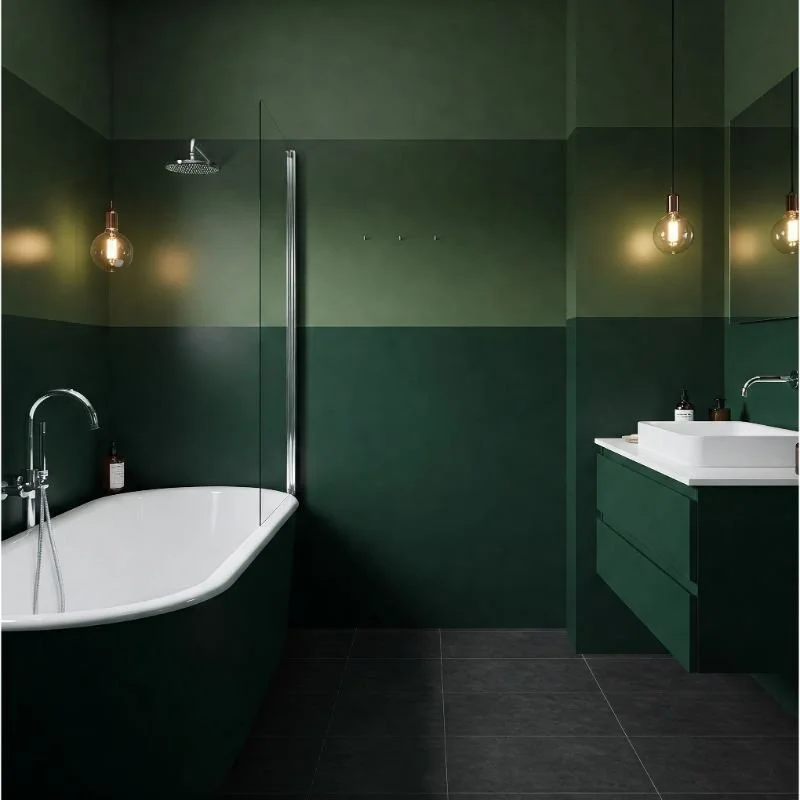 20 Dark Green Bathroom Ideas to Try Now