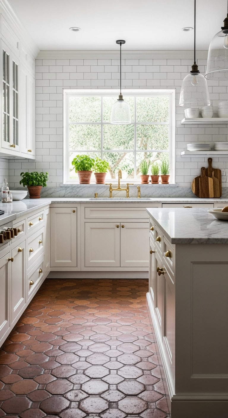 23 Beautiful Terracotta Tiles Kitchen