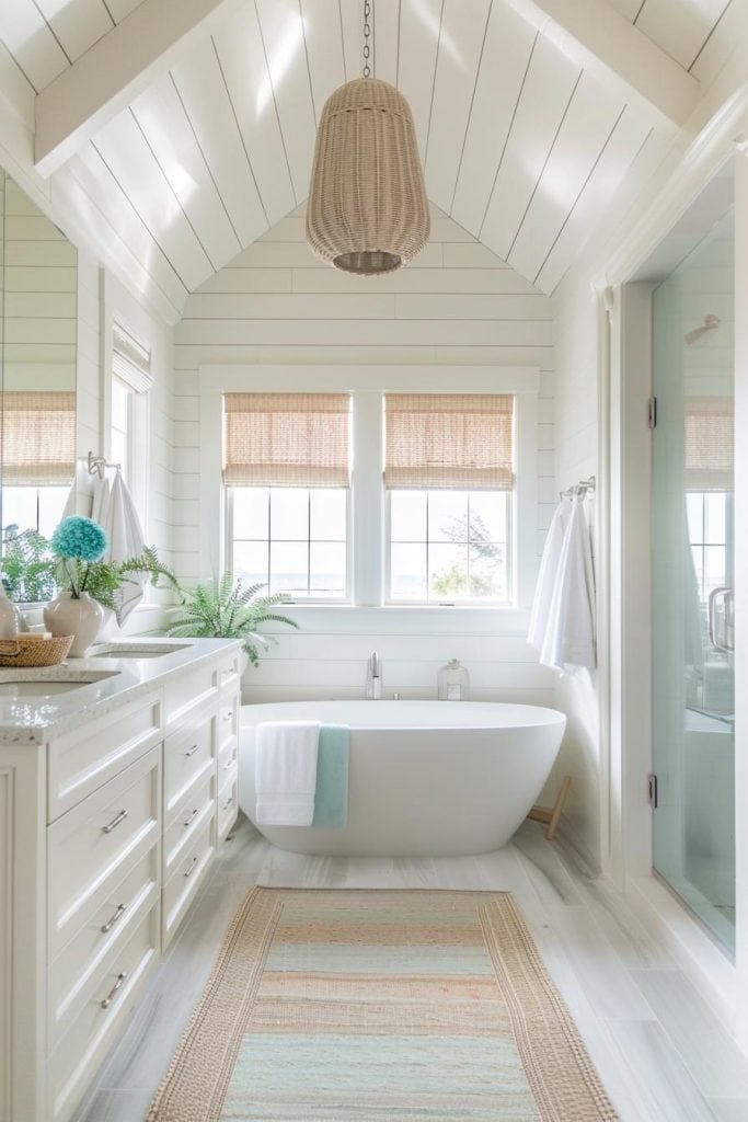 40 Coastal Bathroom Ideas: Transform Your Space into a Seaside Oasis