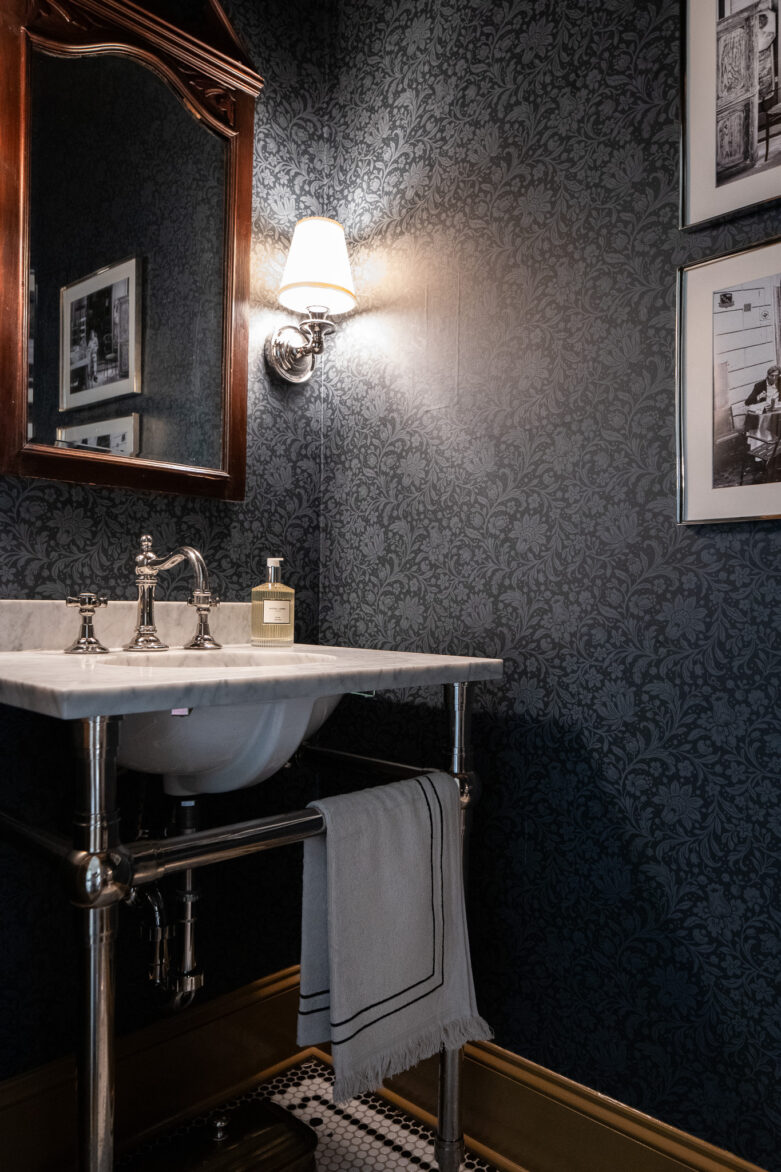 A 3-Day Powder Bathroom Makeover - Chris Loves Julia