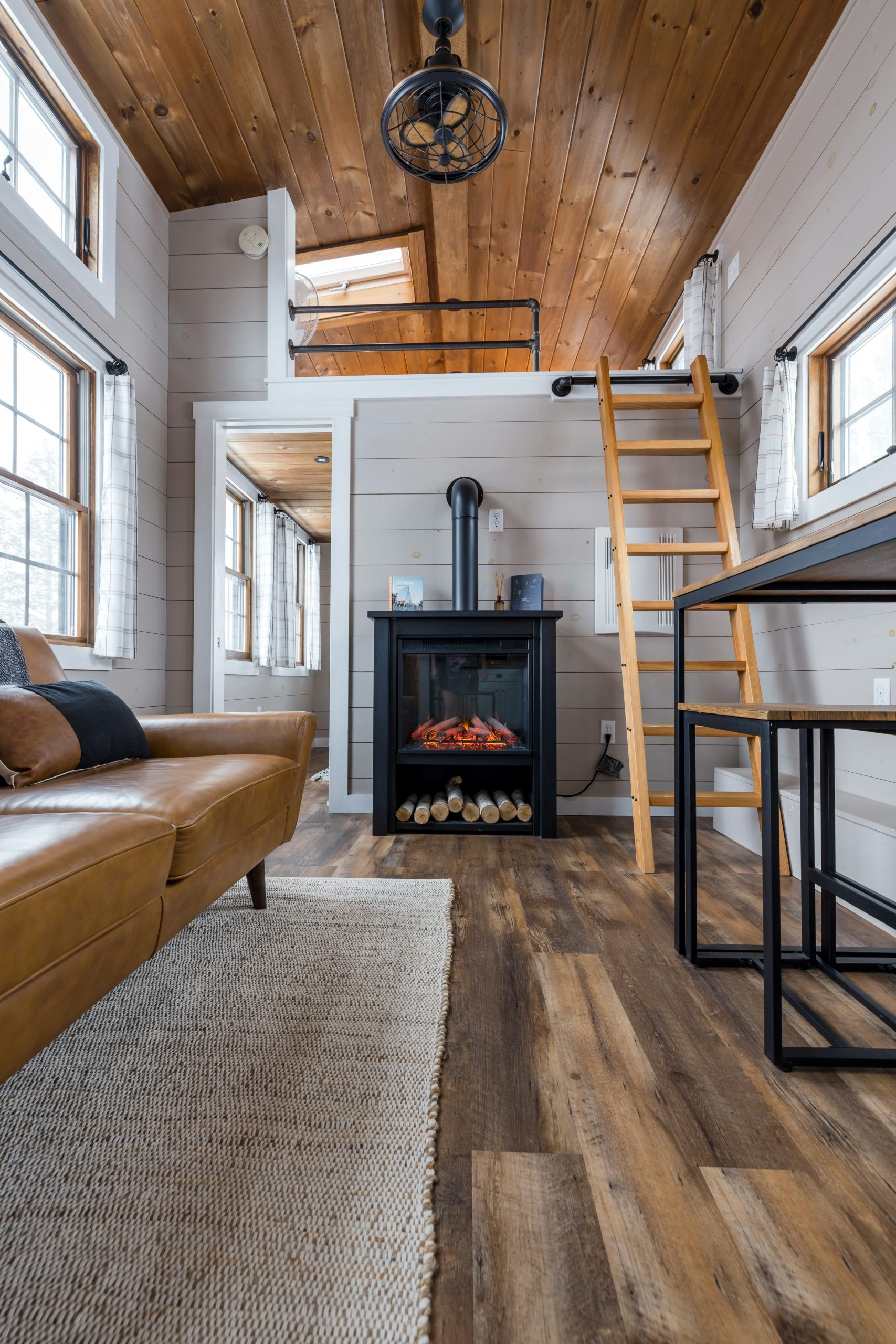 A bright, cozy living room with modern style