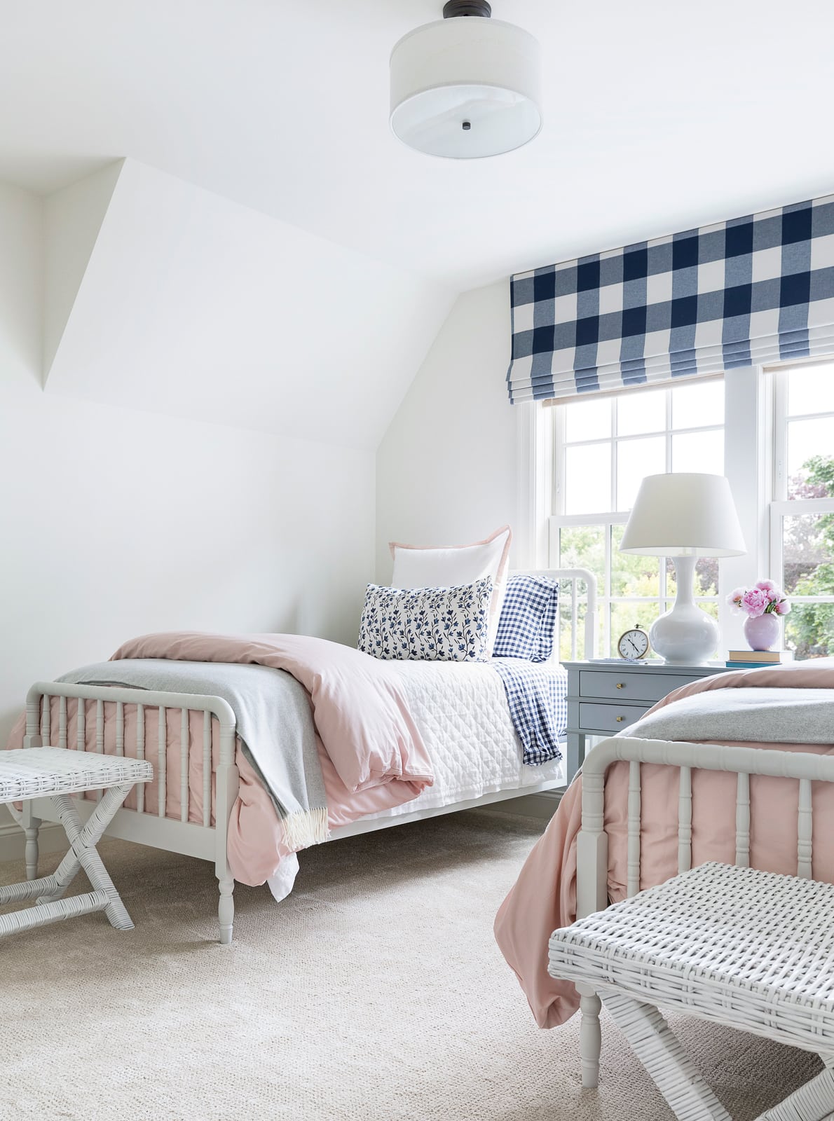 A Pretty and Preppy Girls Room | Bria Hammel Interiors