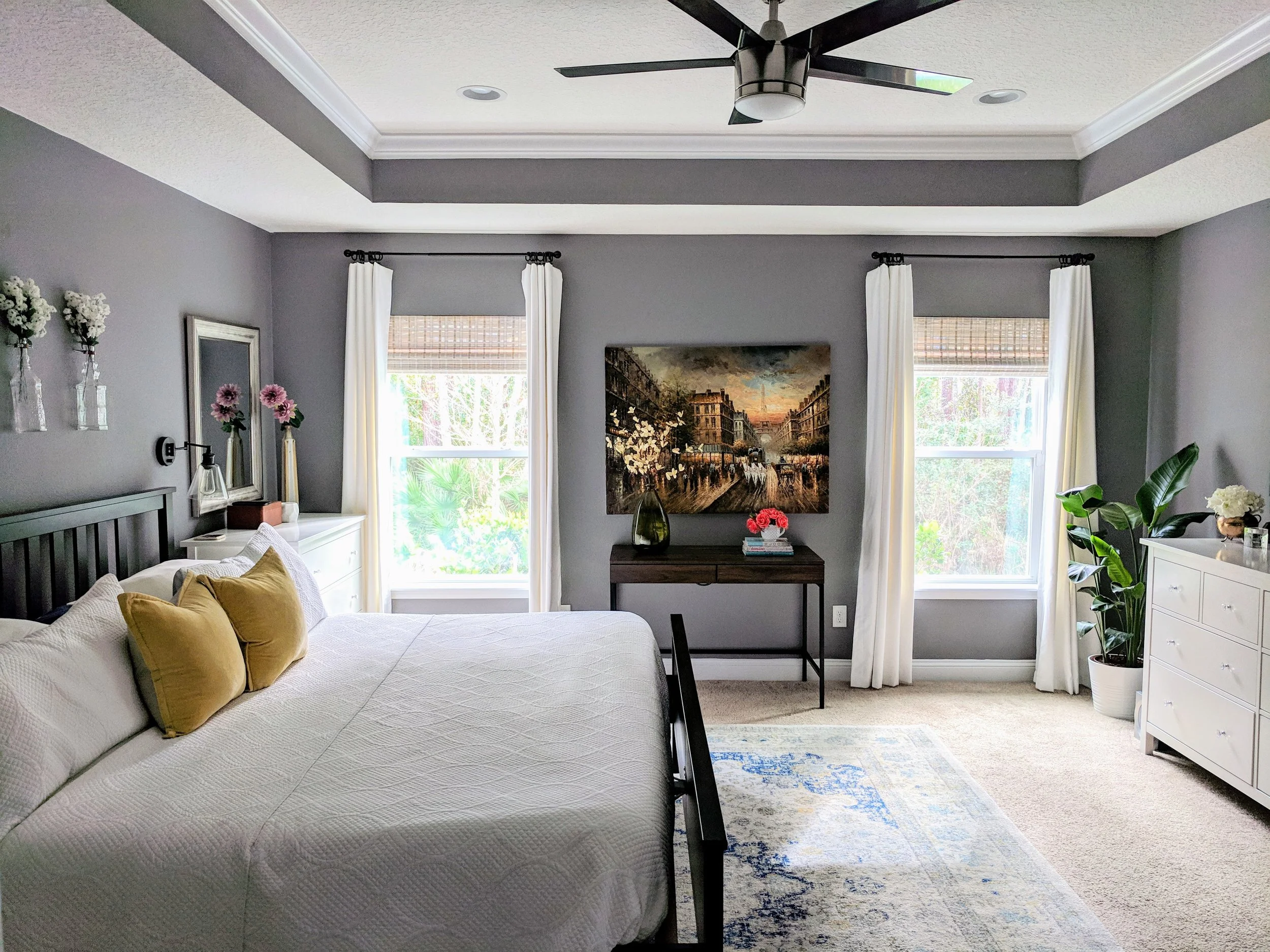 A Simple Master Bedroom Winter Refresh on a Budget — House by the Preserve