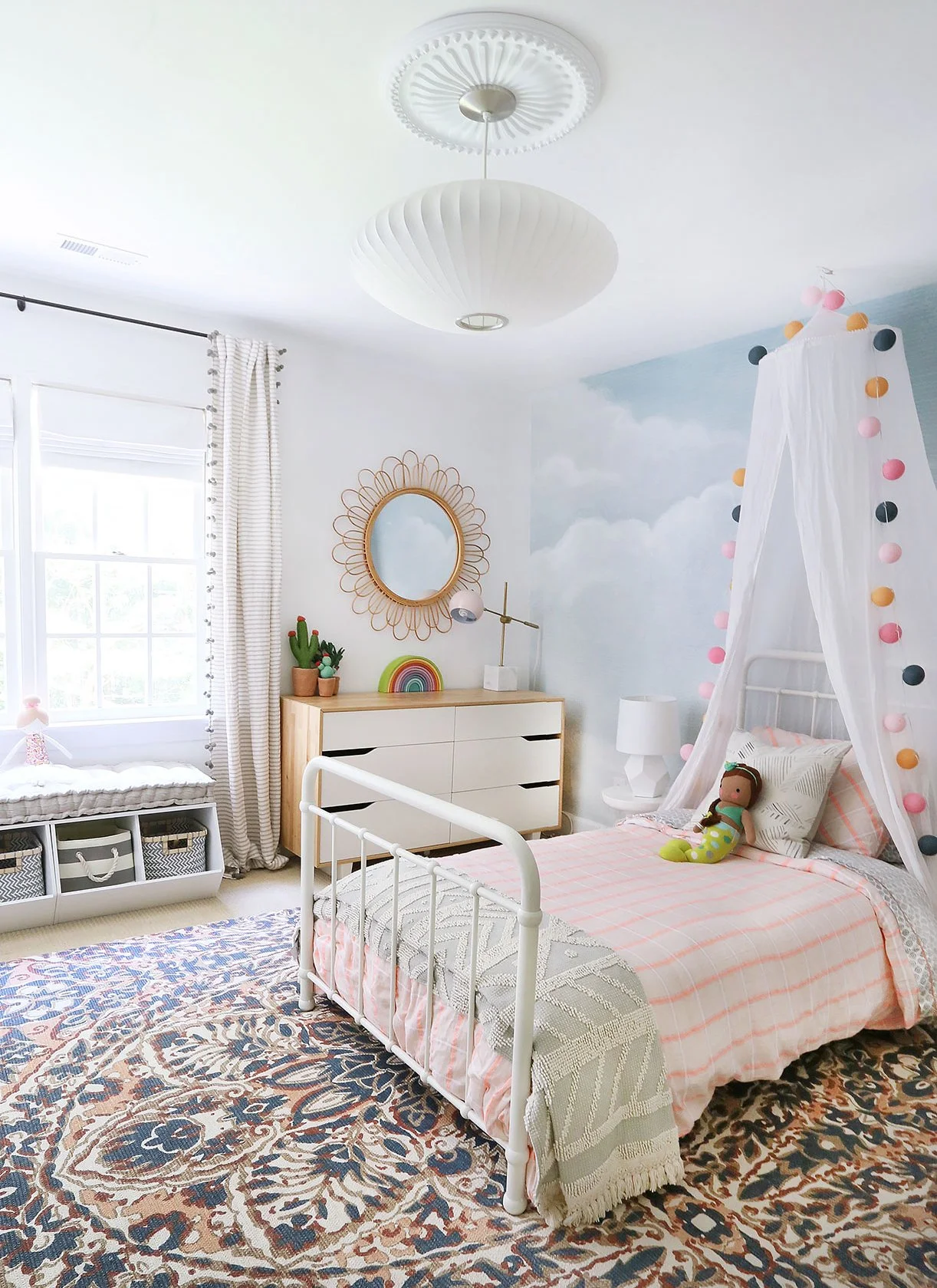 A Whimsical & Happy Big Girl Room — Sunny Circle Studio