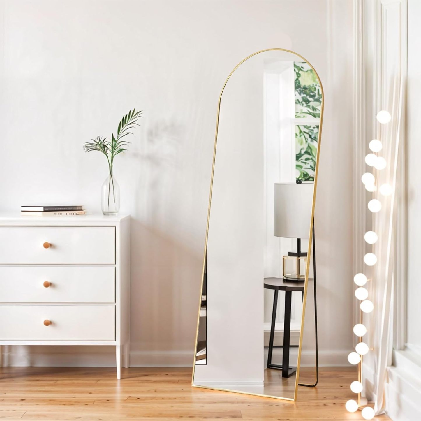Arched Mirror Full Length, 16'x59' Body Wall Mirrors with Shatter-Proo – zibbizo