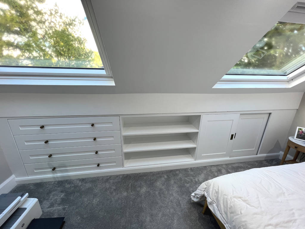Attic Bedroom Storage - JJ Joinery