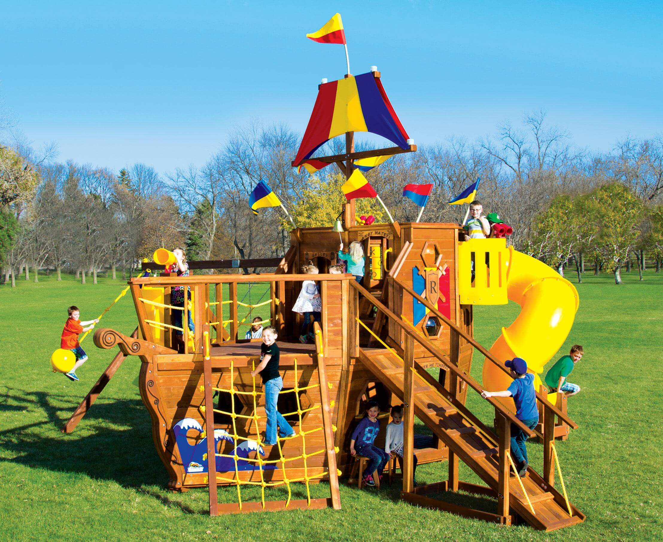 Backyard Fort & Playhouse Designs | Rainbow Play