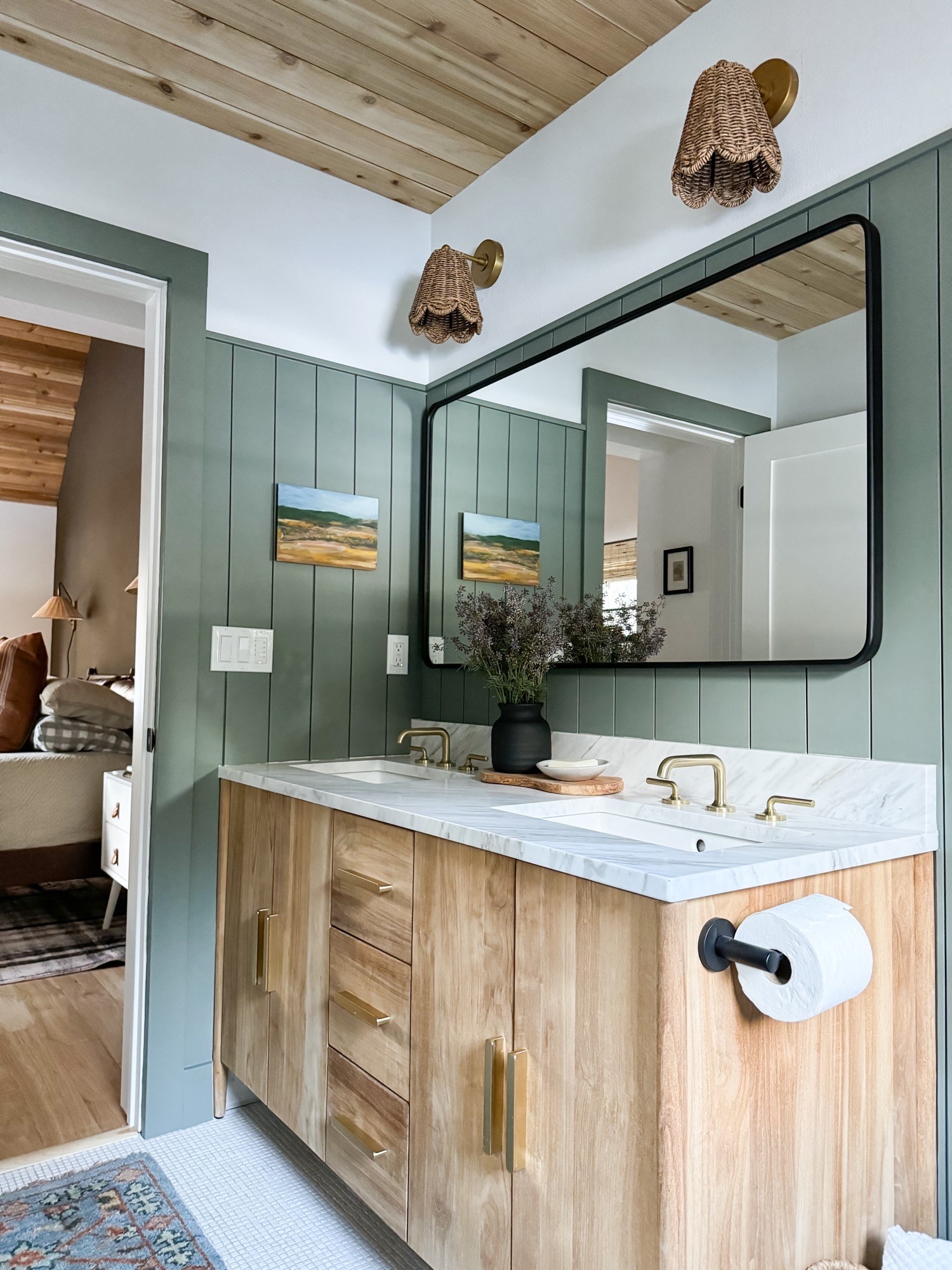 bathroom remodel | girl & grey