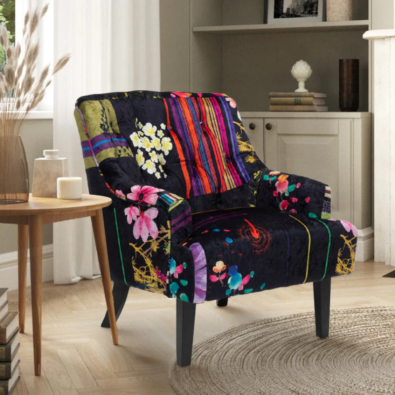 Black Accent Chairs - Velvet Fabric | Quick Delivery – Stunning Chairs