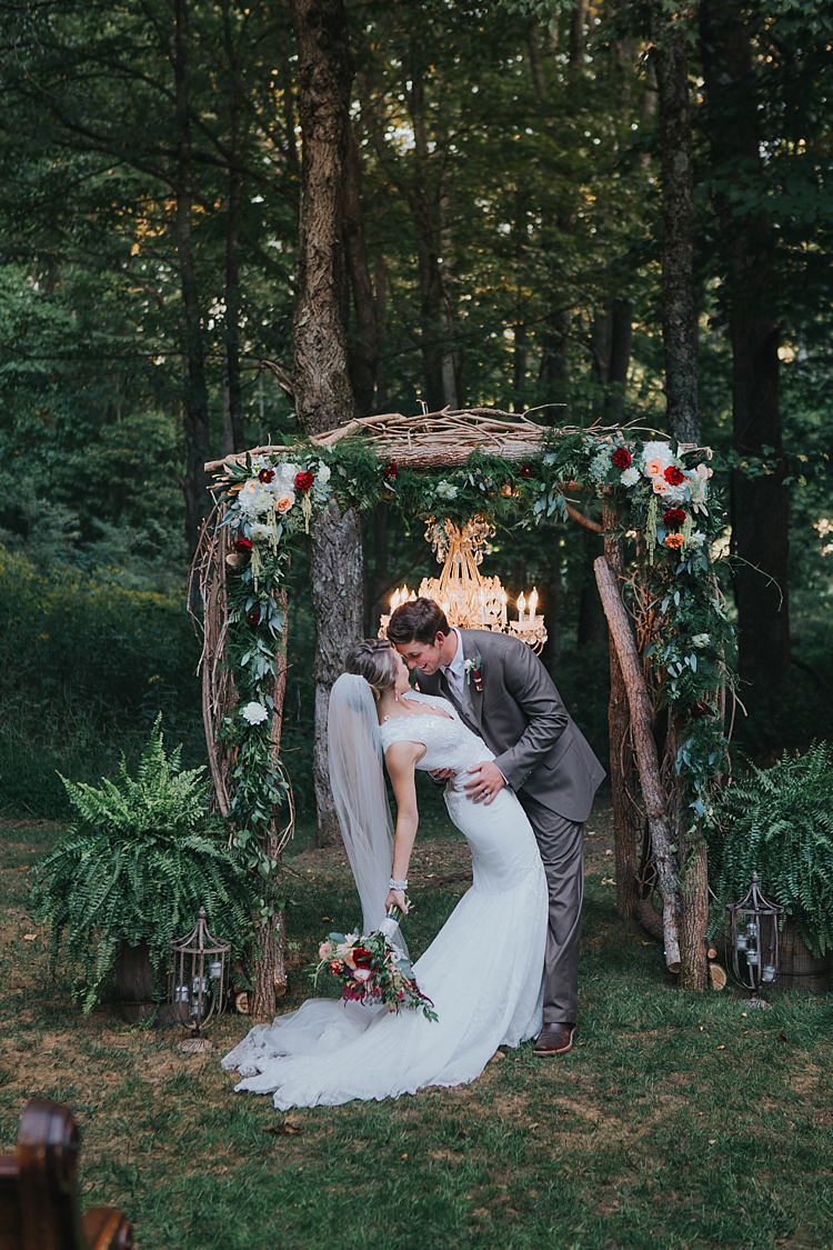 Bohemian & Whimsical Garden Wedding in North Carolina