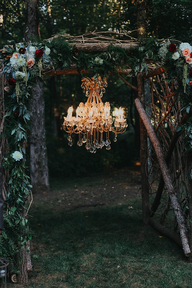 Bohemian & Whimsical Garden Wedding in North Carolina